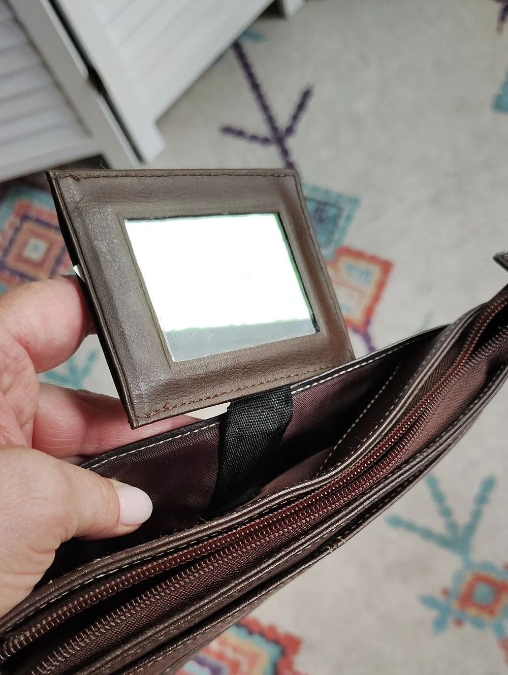 Vintage Leather Wallet/ Clutch